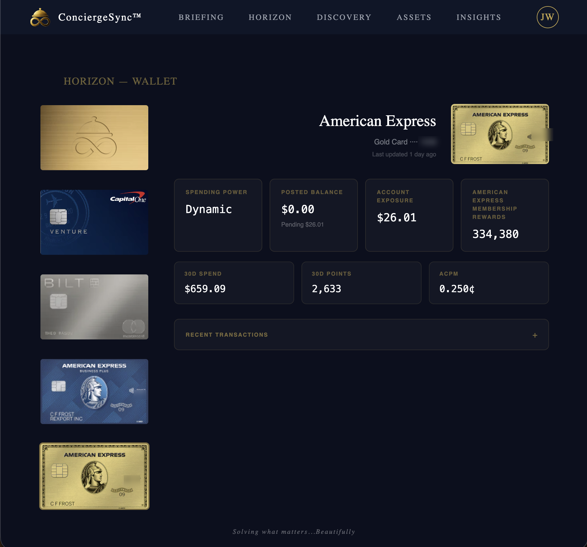 ConciergeSync™ Wallet